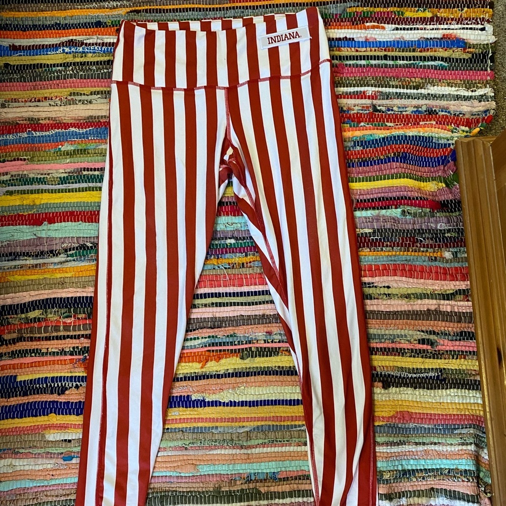 Indiana University Pinstripe Leggings